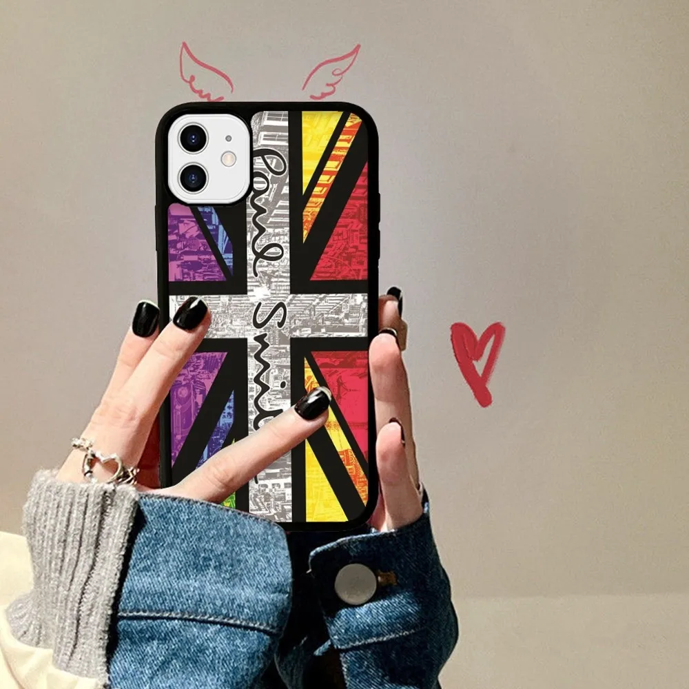 

S-Smith модный брендовый чехол для телефона P-Paul, силиконовый чехол из поликарбоната и ТПУ для Samsung S10 20 30 22 23 24 Plus, ультралегкий чехол