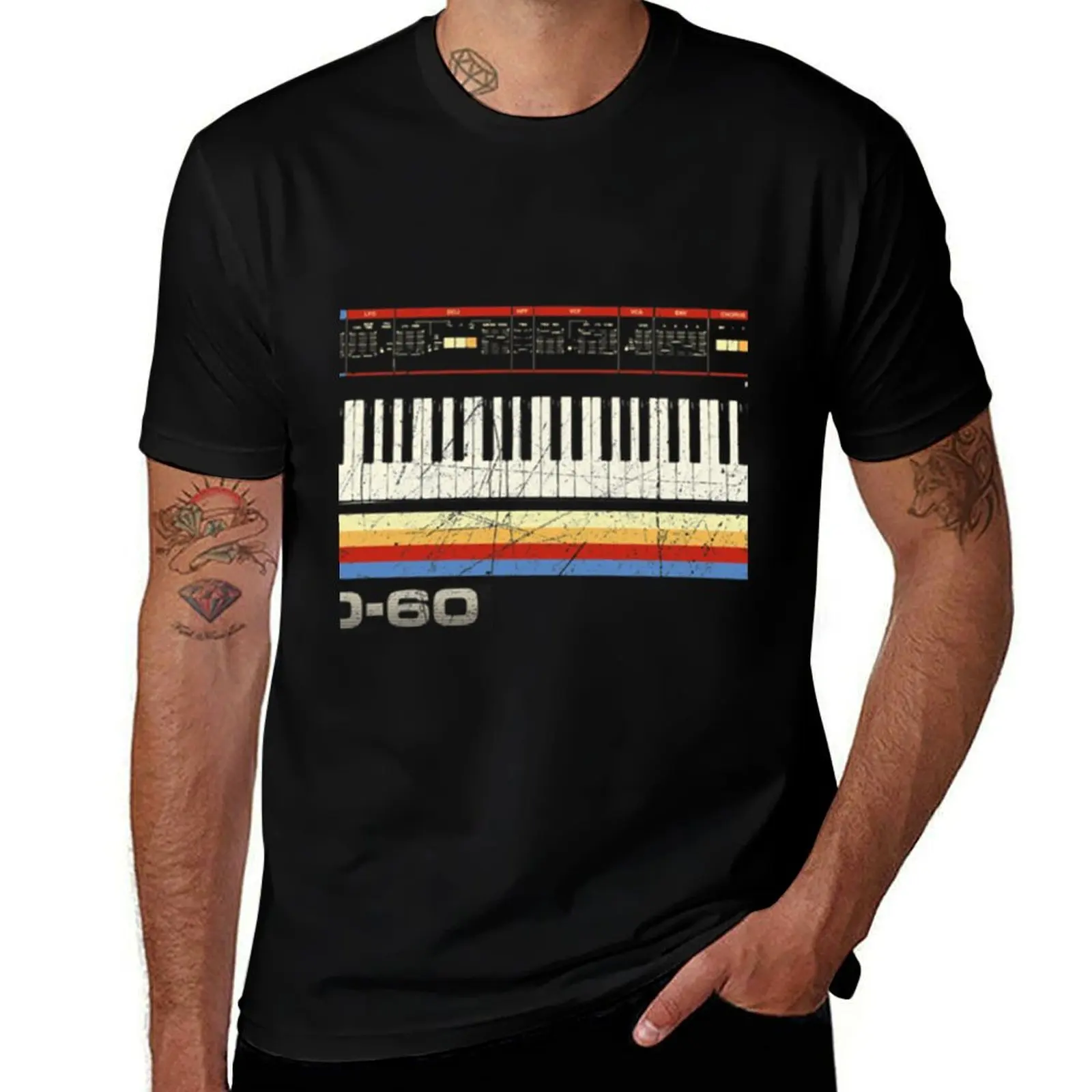 Vintage Juno-60 Synthesizer Schematic - Analog Nerd design T-Shirt High Quality Durable T-Shirt