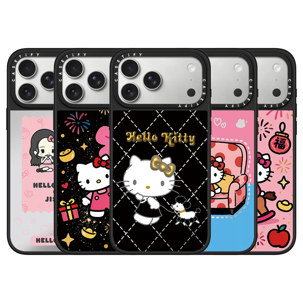 

CASETiFY Co-branded HelloKitty Cartoon Phone Case for IPhone 13 14 15 16 17 Pro Max 15 Plus Air Magnetic Protective Case