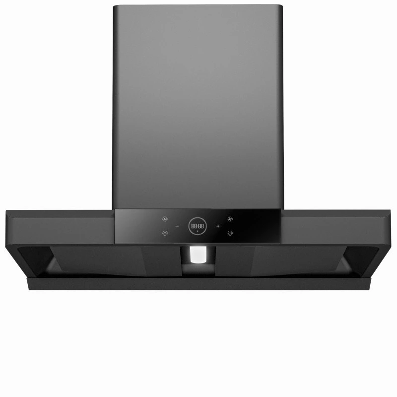 DC frequency conversion top suction large suction range hood Household self-cleaning anti-backflow range hood
