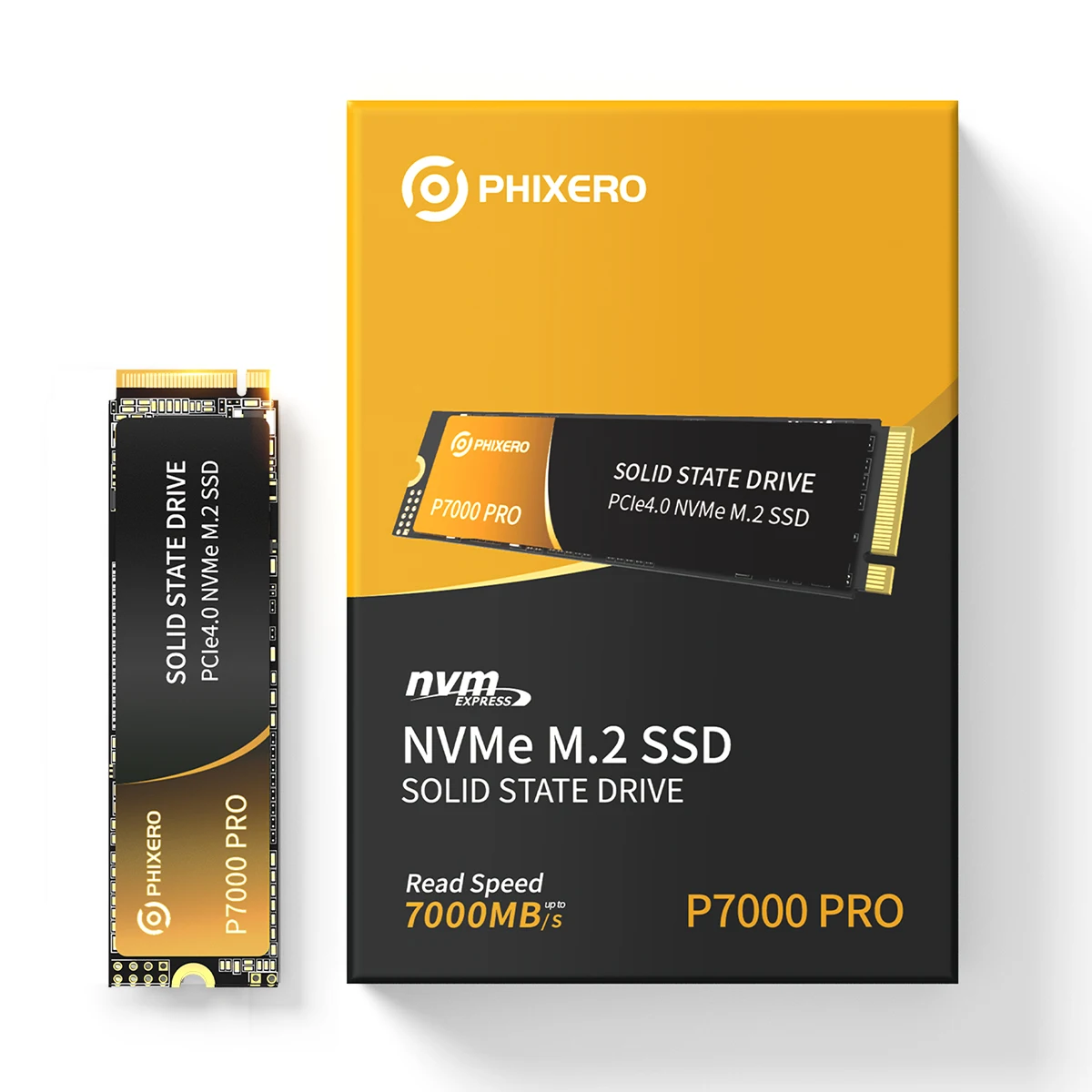 PHIXERO P7000PRO 512GB 1TB 2TB 4TB NVMe SSD PCIe Gen4 M.2 NVMe Gaming Internal SSD Solid State Drive