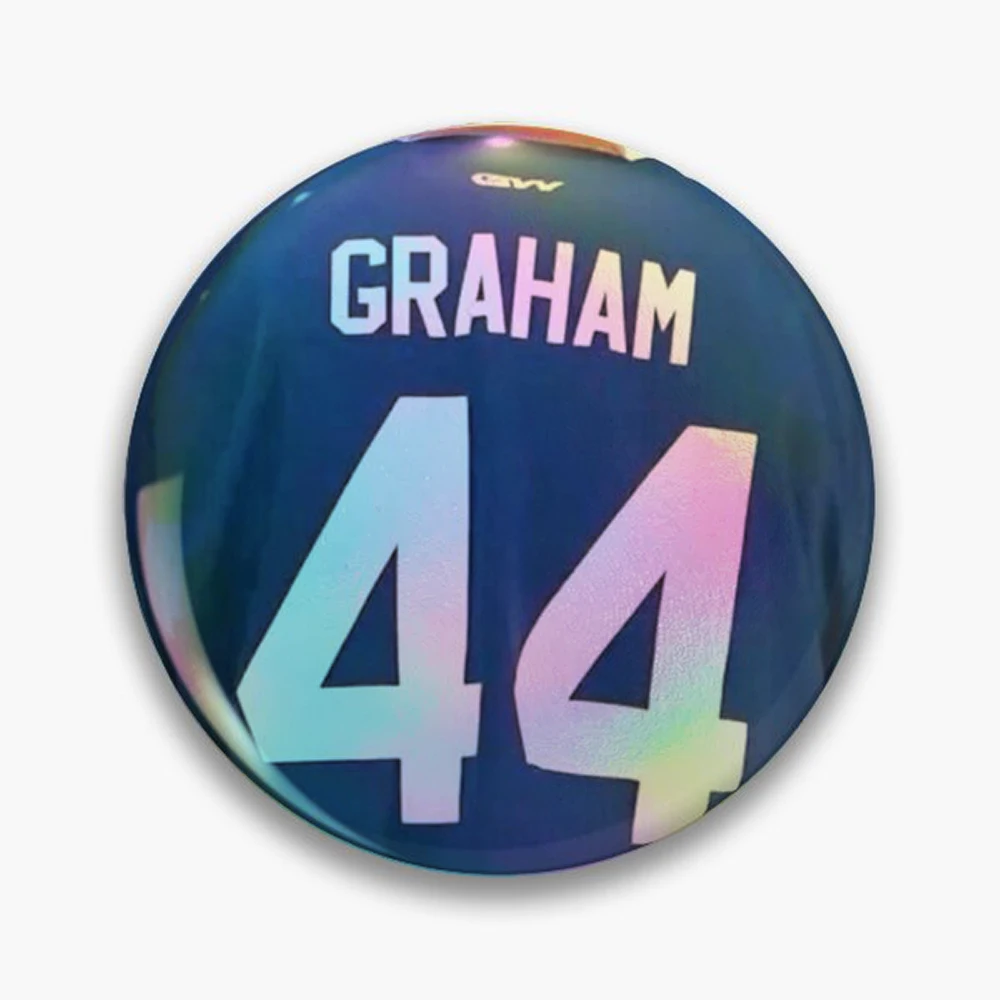 Garret Graham Pin Holographic Star Heart Pin Brooches Laminated Button Fashion Accessory