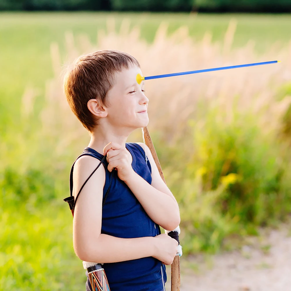 

12 Pcs Archery Toy Arrow PVC Plastic Portable Game for Competition Training Outdoor Practice Suction Safety Toy