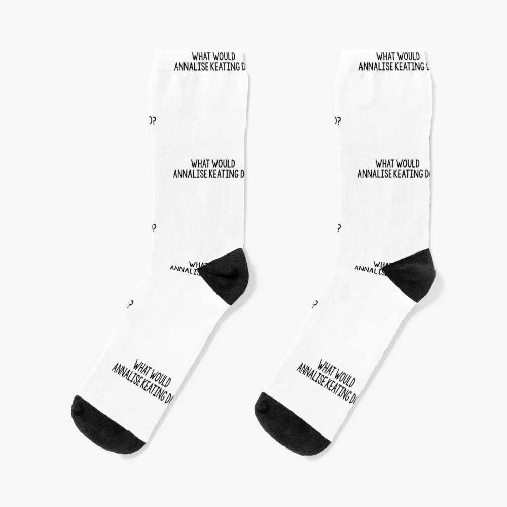 

what would annalise keating do Socks luxe hockey Running Man Socks Women's