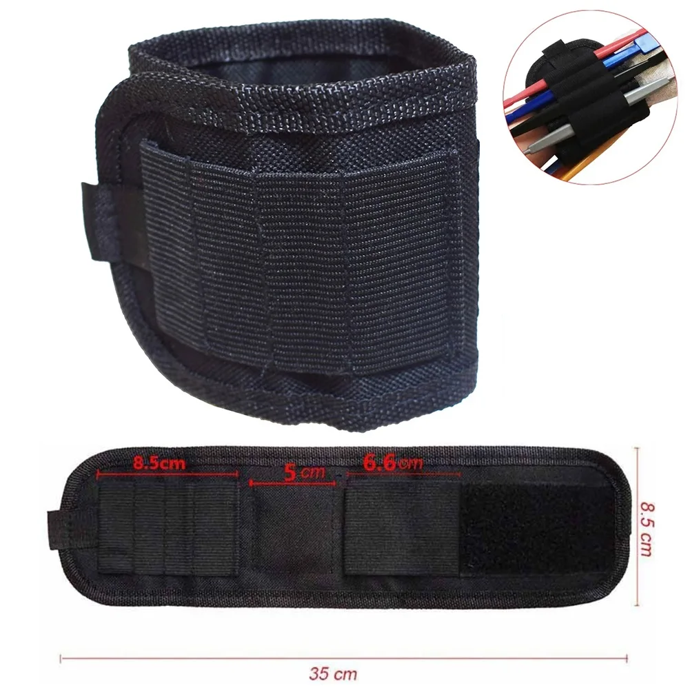 Waist Bag Wrist Pocket Bag Wrapping Tools Black Cutter Bag Magnet Oxford Squeegee Tools Bag Storage Wrist Waist