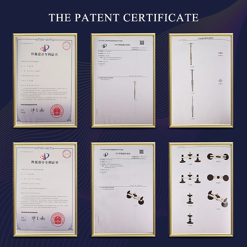 Kits de ferramentas para remoção de amassados sem pintura, extrator de amassados de carro com placa refletora de LED para danos ao granizo do carro