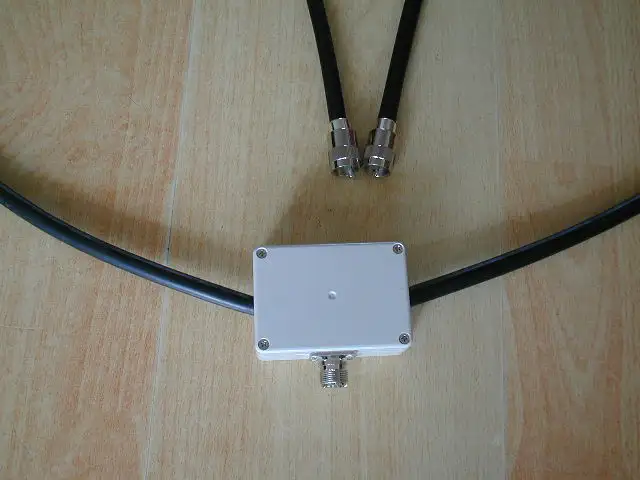 Imagem -02 - Dois em um Divisor de Potência Combinador para a Antena de fm Potência Abaixo de 300w 88-98mhz 98108mhz