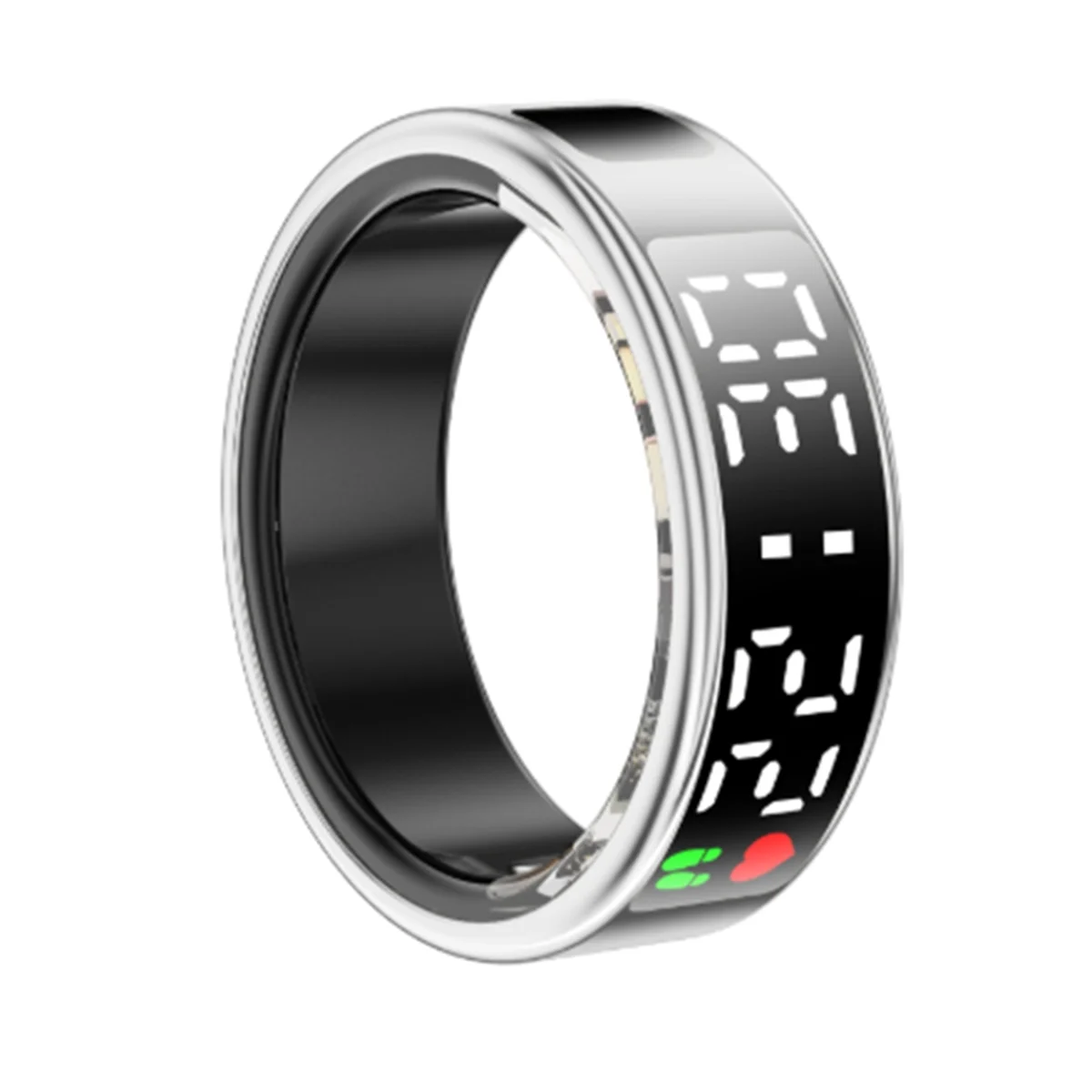 A003 SR08 Smart Ring for Men Women LED Display Screen Heart Rate Blood Oxygen Monitoring Multi Sports Modes 5ATM Waterproof A