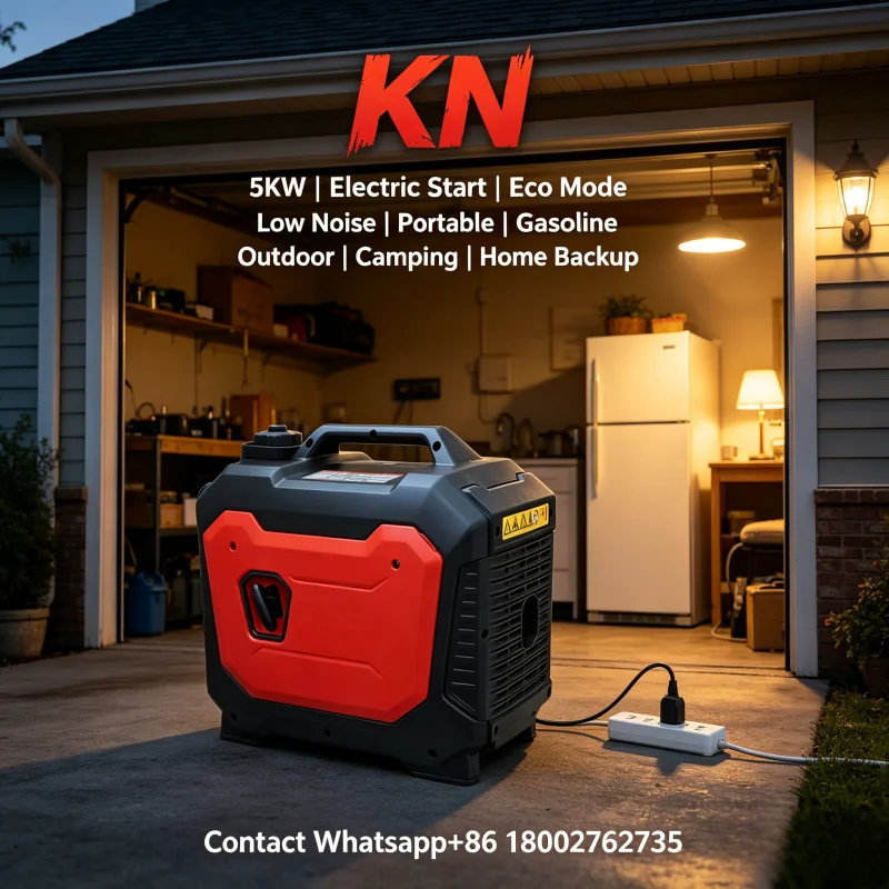 Portable 2200W Inverter Generator Gaso line Quiet 4-Stroke for Home RV Camping Outdoor Emergency Backup