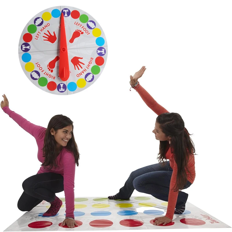 Fun Lndoor And Outdoor Twister Game Classic Board Game Twist Children's Body Adult Sports Interactive Family Friends Party Toys