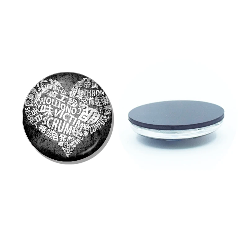 إبداعي I Love Maretu مغناطيس كريستال القلب ، ثلاجة زجاجية ، ديكور منزلي ، 30 #2