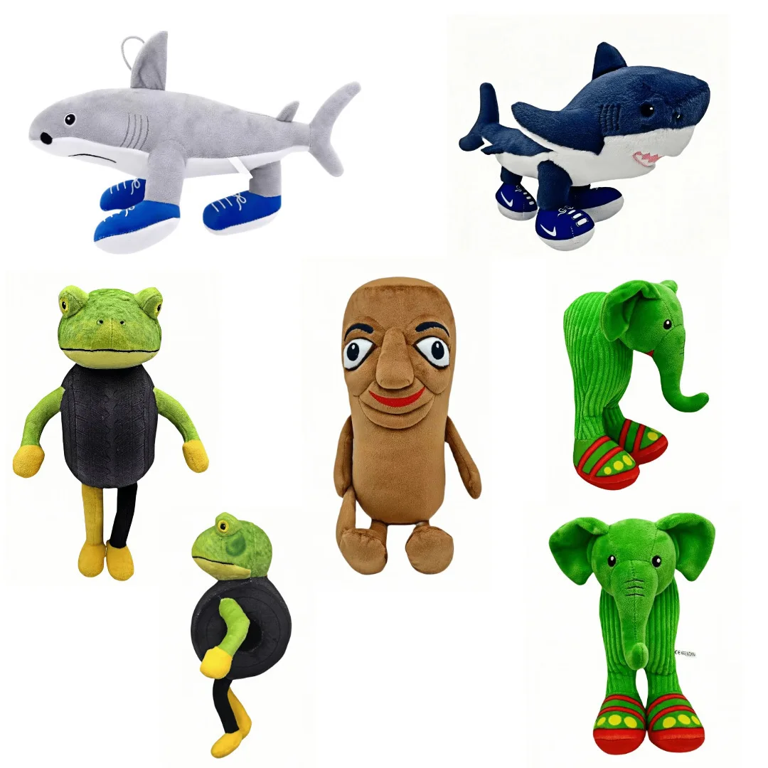 새로운 Tungtungtung Sahur 이탈리아 Brainrot Tralalero Tralala 봉제 인형 애니메이션 주변 인형 상어 부드러운 베개 장난감 팬 선물