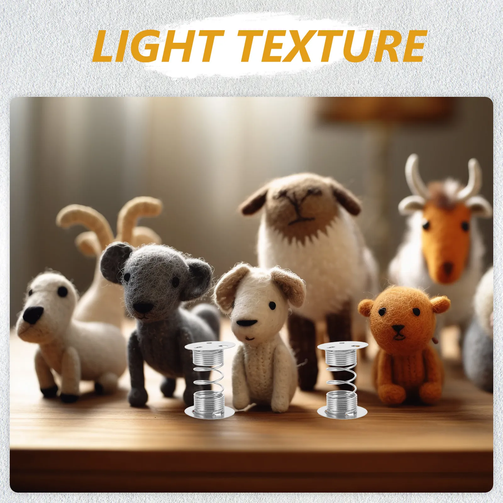 10 Peças Base de Mola para Decoração de Cabeça Oscilante, Montagem Adesiva, Acessório Artesanal para Painel de Carro DIY