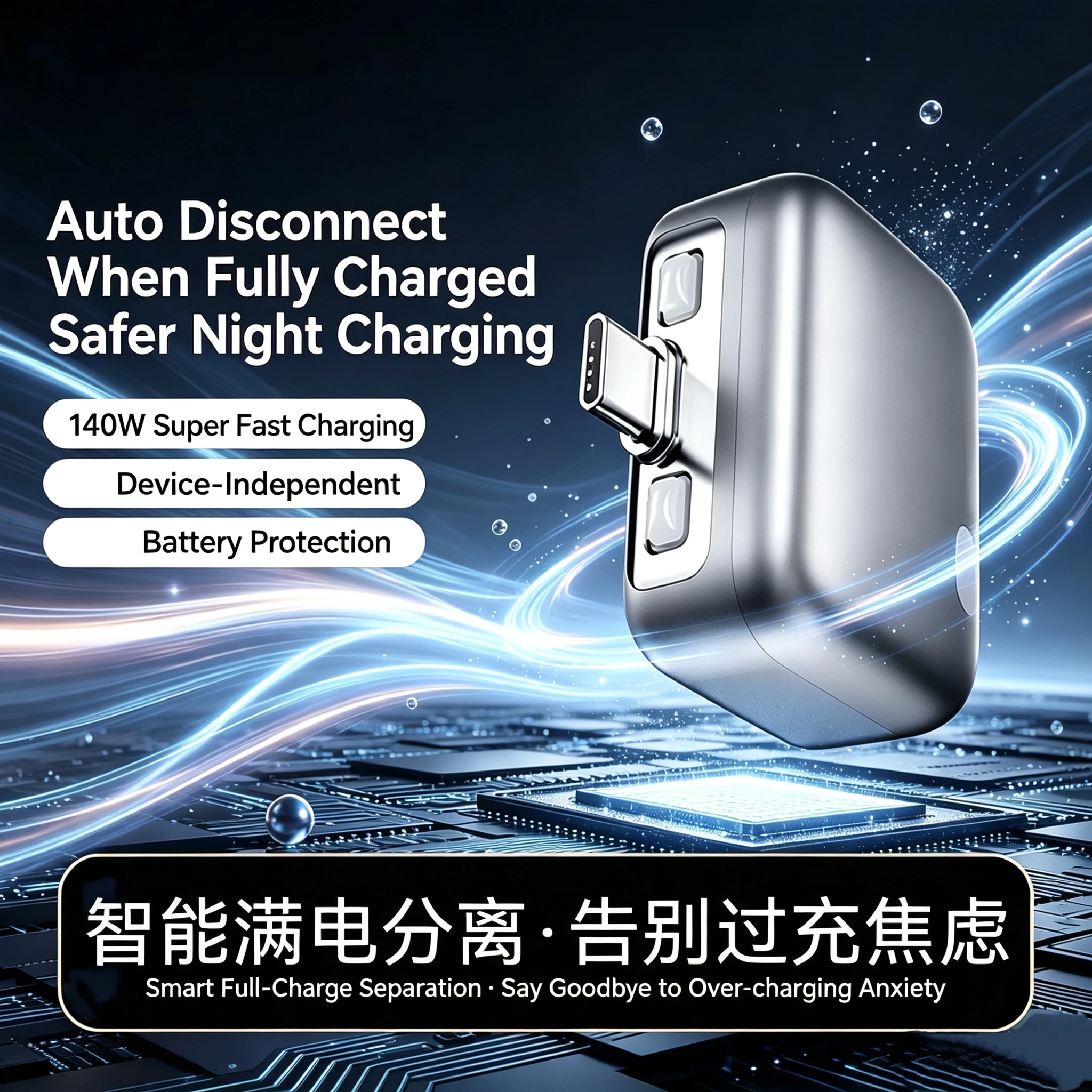 Compact Portable Charging Guard Adapter