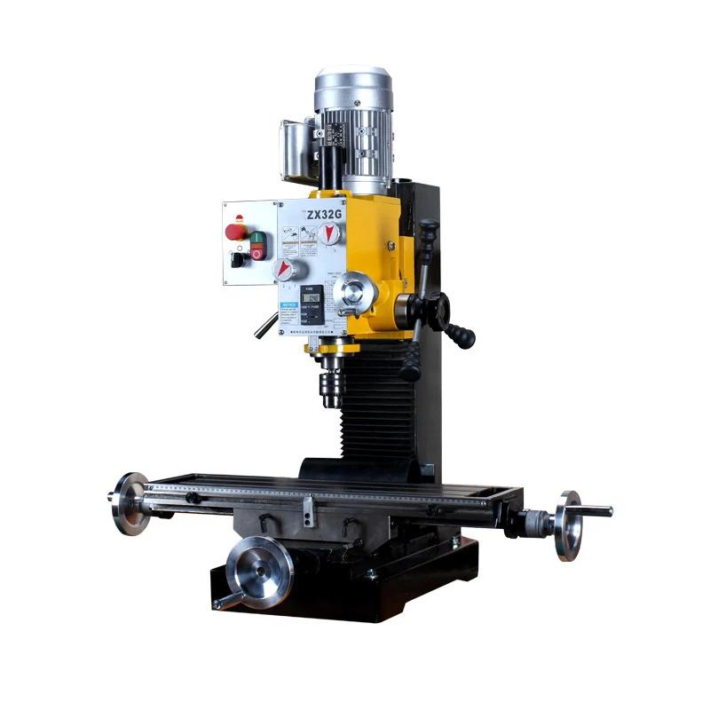 JYZX32G Desktop Drilling and Milling Machine Home Milling Machine industry Woodworking Drilling Machine Miniature Metal Machinin