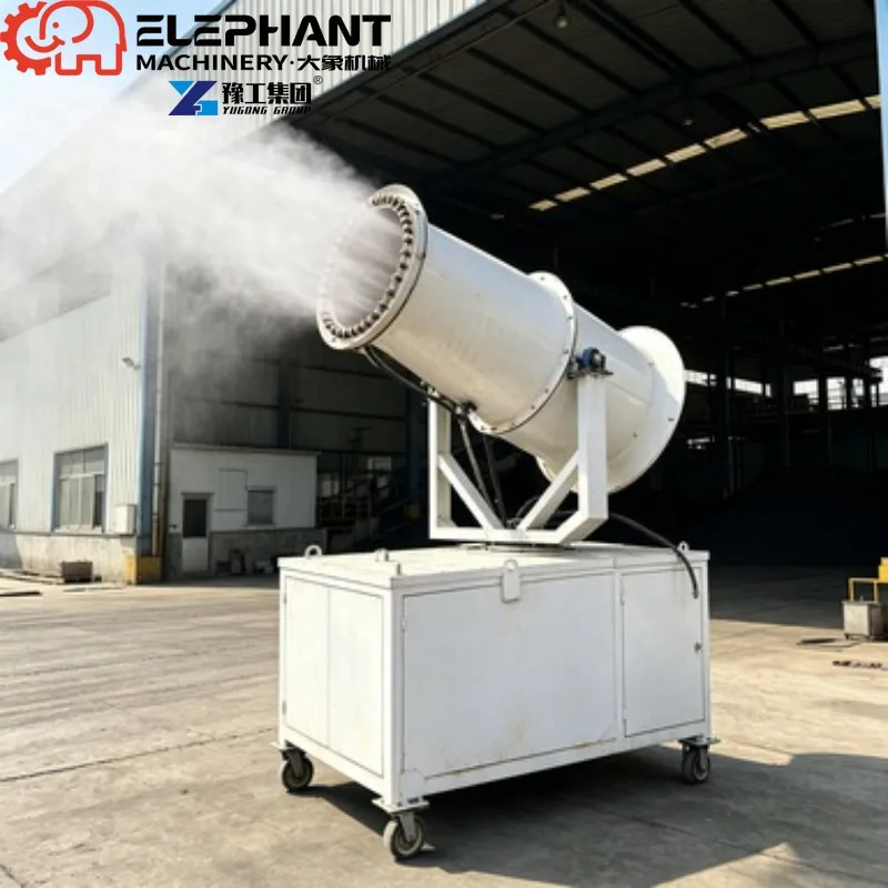 Fog Cannon Machine 80m Long‑range High Power Mist Sprayer For Port Bulk Material Yard Heavy Dust Suppression