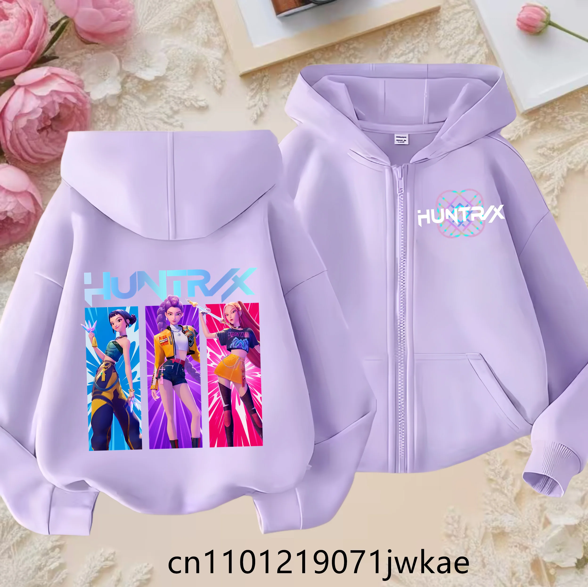 

Zip Up Sweatshirts Kpop Demon Hunters Hoodie Children Clothes Kid Girls Boys Sweatshirt Sajaboys Zipper Hoody Baby Casual Tops