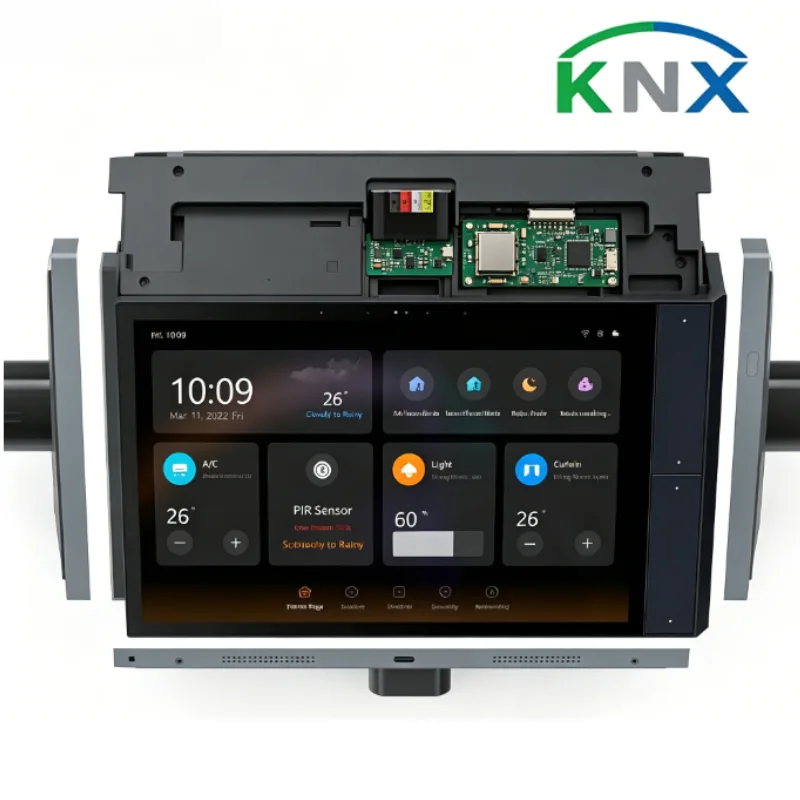 

10 inch KNX smart home switch 6'' smart central control screen mart hotel Touch Temperature Control knx display Wall Central