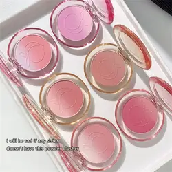 6 Colors Blush Palette Mineral Powder Long-lasting Natural Cheek Contour Tint Peach Pink Blue Face Blusher Cosmetics Cheek Blush