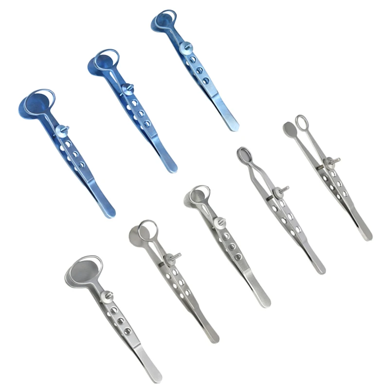 

GREATLH Ophthalmic Chalazion Forceps Chalazion Tweezers Eye Ophthalmic Tweezers Stainless Steel Titanium Alloy