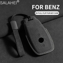 Car Key Case Cover For Mercedes Benz A B C E S Class W204 W205 W212 W213 W176 GLC CLE CLA GLB GLC GLS AMG W177 W222 Keychain