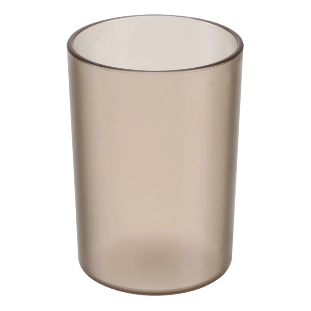 Premium Transparent Toothbrush Cup for Adults Kids Bathroom Shower Gargle Mouthwash Water Drink Mug Sturdy Nonporous Smooth Edge