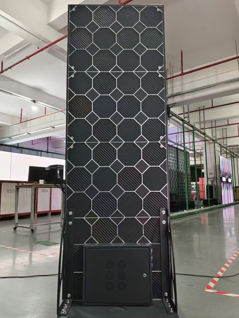 WIFI USB Control Stehende Led Poster Display 1920X640mm Tragbare Led Poster Bildschirm Faltbare Indoor Led Display bildschirm Poster