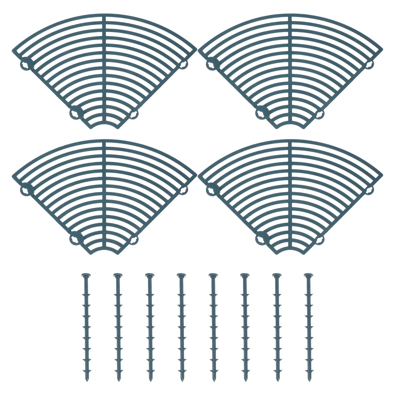 1Set Plant Pot Cover Medium Size Round Grid Design Airflow Soil Protector for Indoor Plants Cat Dog Digging Prevention