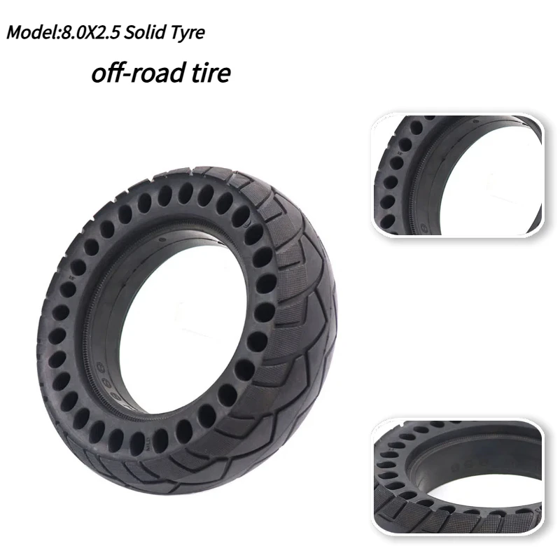 

8 inch 8.0x2.5 Solid Tire 200x60 Explosion-proof Honeycomb Wheel Tyre for Electric Bike Scooter Motorcycle Tires