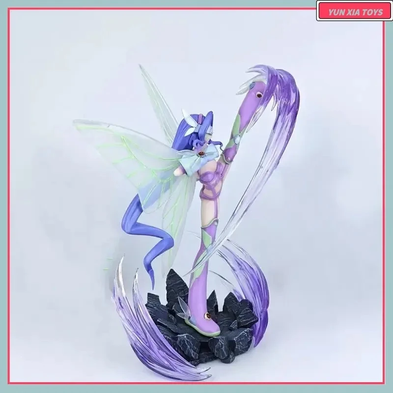 

2025 Новый ​ ​ 30 см Digimon Fairimon Kicking Pose аниме фигурка Коллекционная статуя украшение для рабочего стола подарок для фанатов ​ Подарок