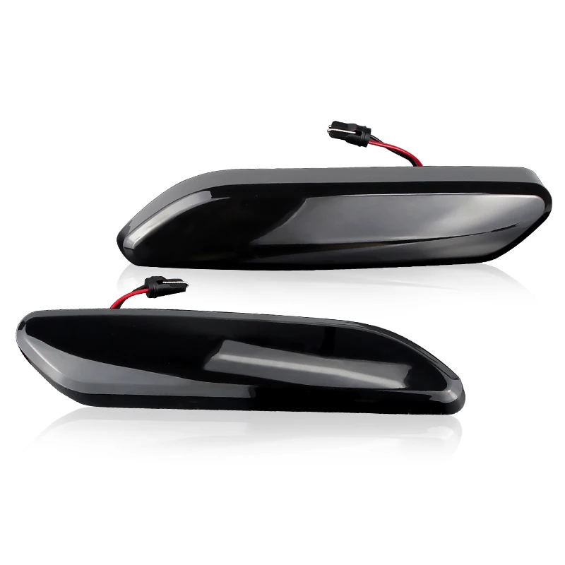 2 × لسيارات BMW ميني كوبر R60 كونتري مان R61 بيسمان 2010-2017 LED أضواء العلامات الجانبية الديناميكية بدوره مصباح إشارة المؤشر 12 فولت Canbus