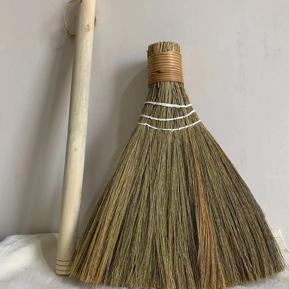 

Broom Whisk Hand Woven Desktop Small Country Style Household Brooms Handmade Miscanthus