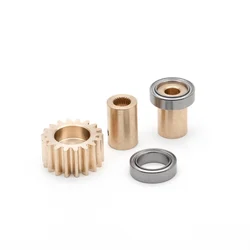 Steering Gear Adapter Shaft DIY Accessory 6MM Extension Column shaft Bearing For 25T Standard Servo Model Aircraft Robot