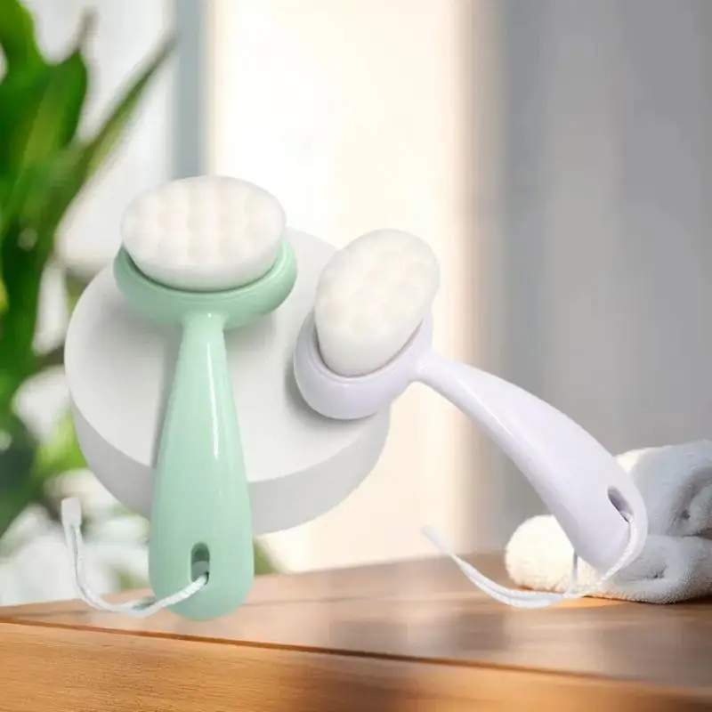 Pore Cleaner​​ Wash Face Brush Deep Cleaning Facial Care Facial Exfoliator Brush​​ Blackhead Soft ​​Face Cleansing Brush​​