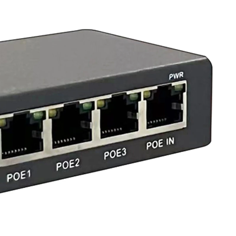 4 port Gigabit penuh Poe Extender/Repeater 100/1000M jaringan Switch Extender untuk Poe Switch NVR kamera IP AP