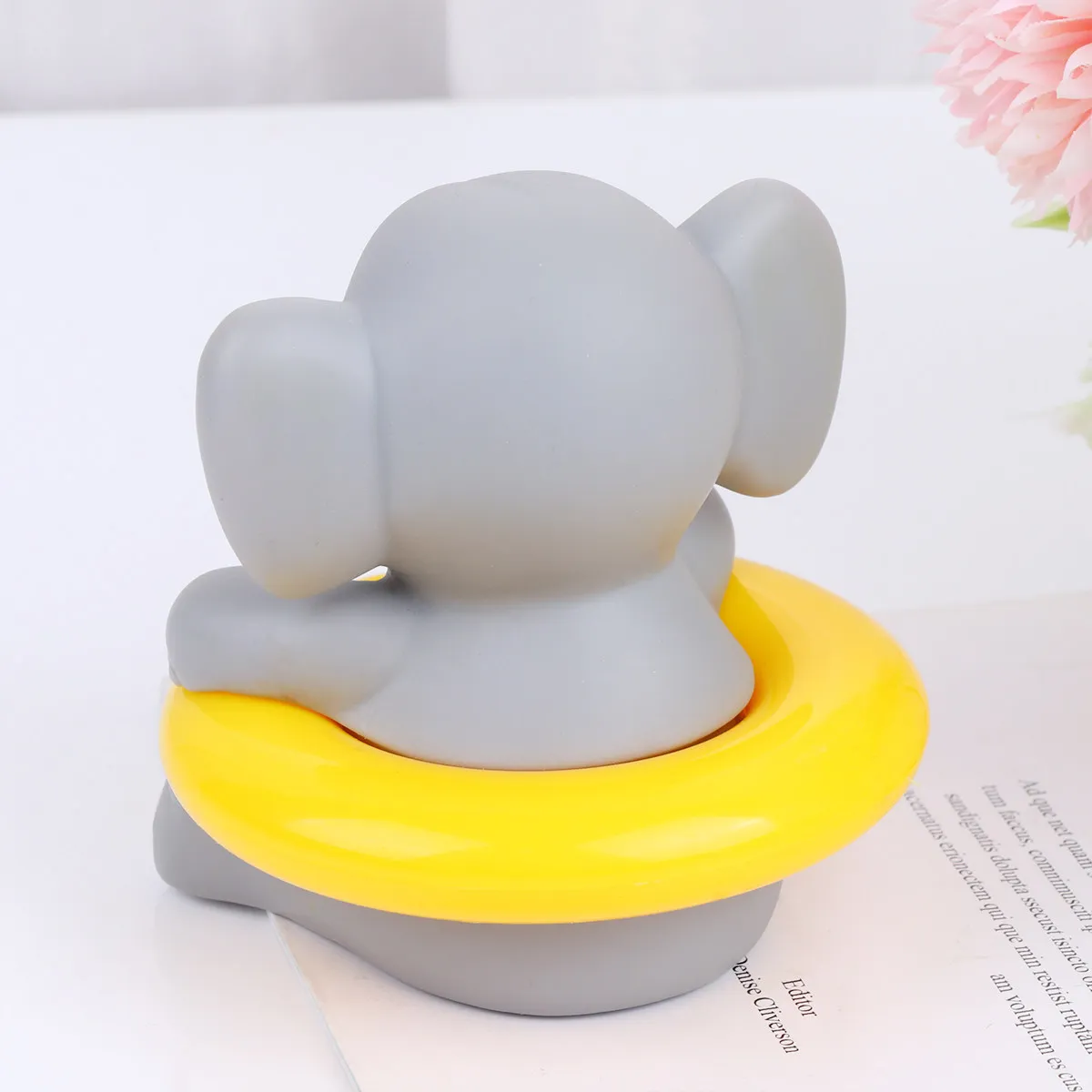 

Электронный термометр для ванны в форме слона, 1 шт., многофункциональный плавающий измеритель температуры воды для ванной, бассейна, спа