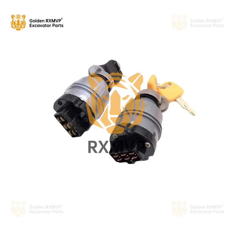 For Kobelco Sk Kx75 130 140 200 210 220 230 250 Electric Lock Ignition Switch Excavator Accessories