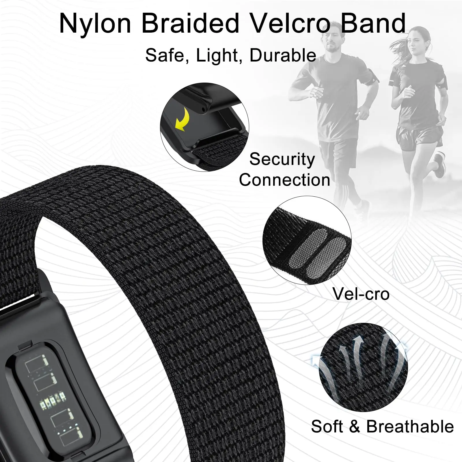 النايلون الرياضة الفرقة ل Whoop الفرقة 4.0 حزام الرجال النساء تنفس قابل للتعديل مقاوم للماء استبدال الأساور ل Whoop 4.0 الأشرطة