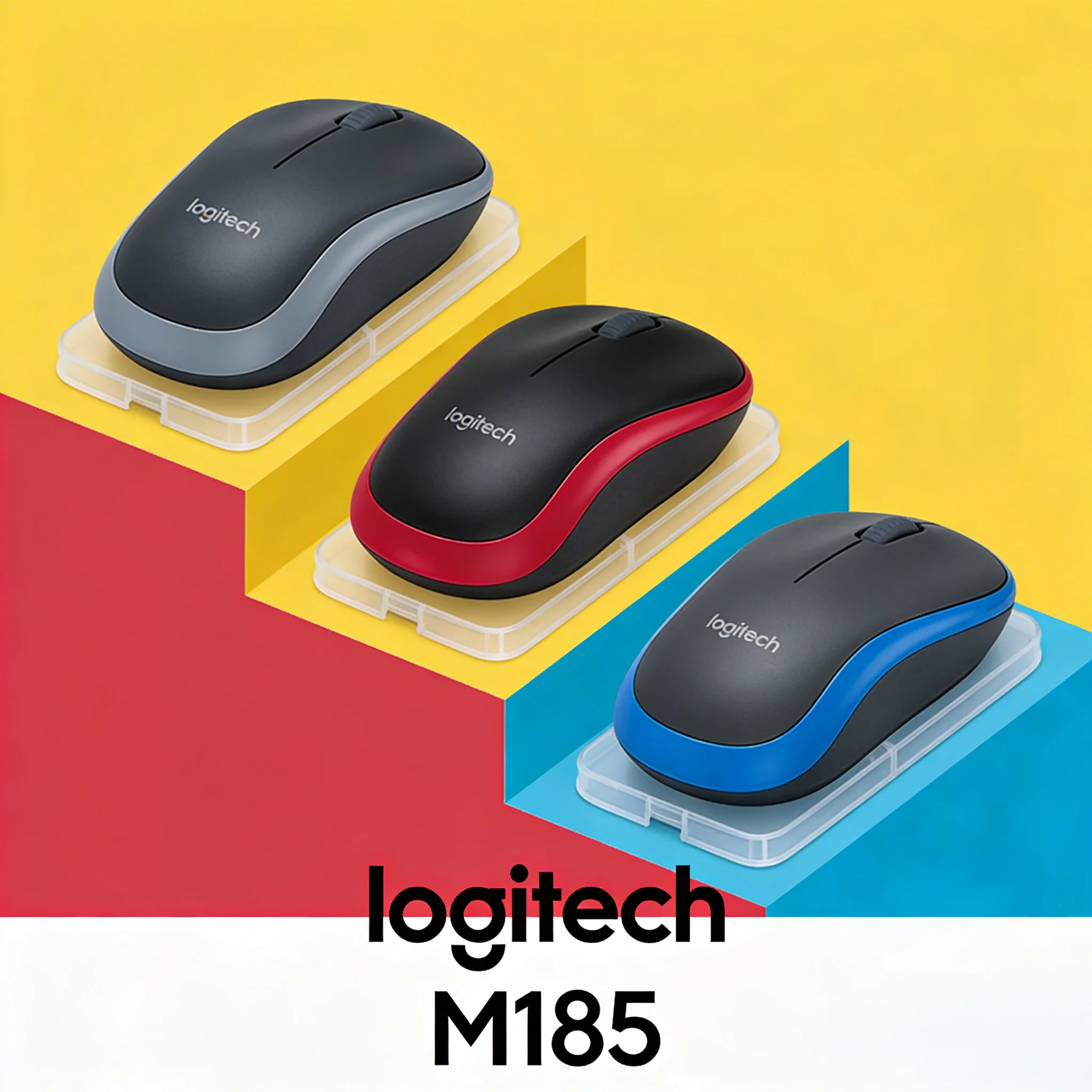 

M185 Wireless Office Mouse Ambidextrous Portable Long Battery Life