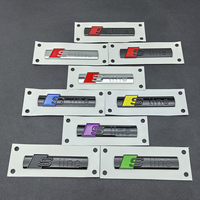 3D ABS Logo S Line Badge Car Fender Side Emblem Sticker For Audi Sline A1 A3 A4 A5 A6 A7 A8 S3 S4 S5 Q2 Q3 Q5 Q7 TT Accessories