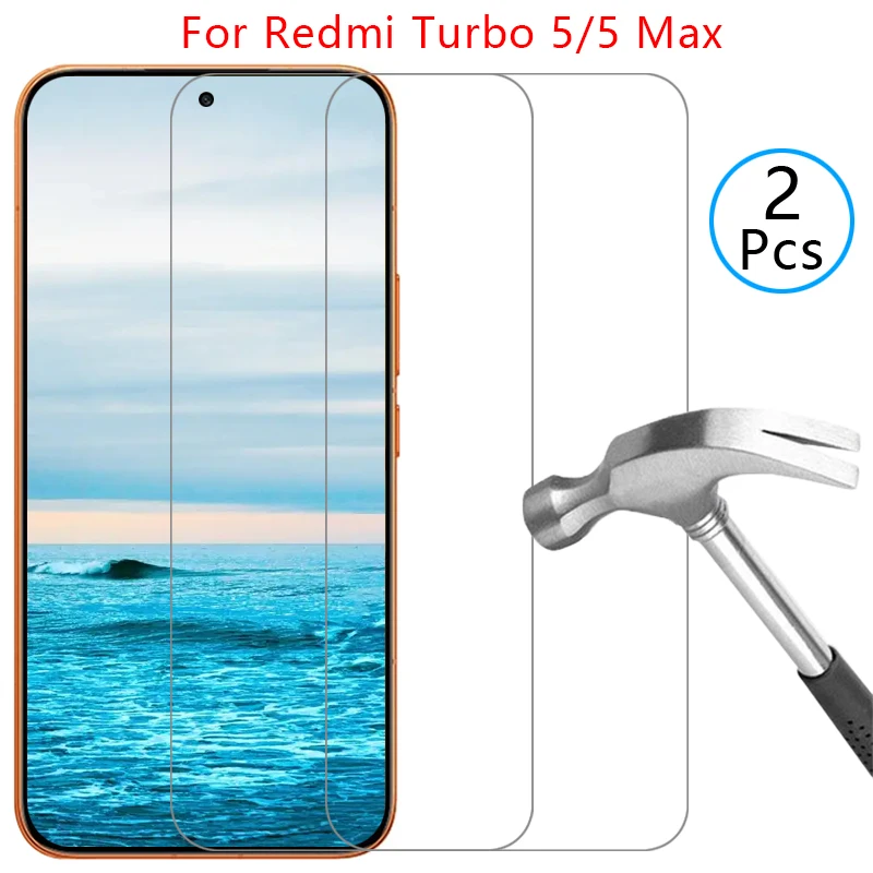 Funda para teléfono Xiaomi Redmi Turbo 5 Max, cristal templado para Redmi Turbo 5 Max, cubierta trasera para Redmi Turbo 5 Max 5G