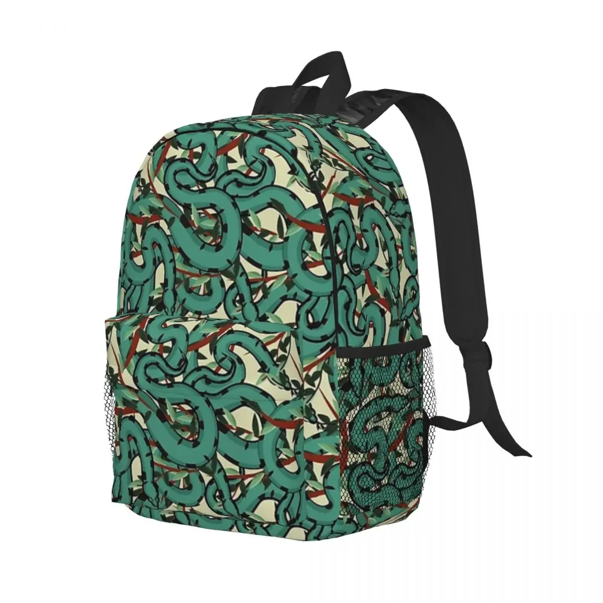 Animal Floresta Padrão Mochilas para Adolescente, Casual Crianças Mochilas Escolares, Mochila de Viagem, Bolsa de Ombro, Adolescente, Grande Capacidade