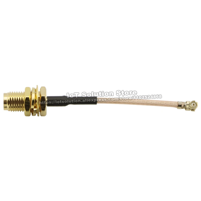 RG178 U.FL to SMA Extension Cable Solder RP-SMA Male RPSMA Female RF Coaxial Adapter Assembly Wire Low Loss 50ohm
