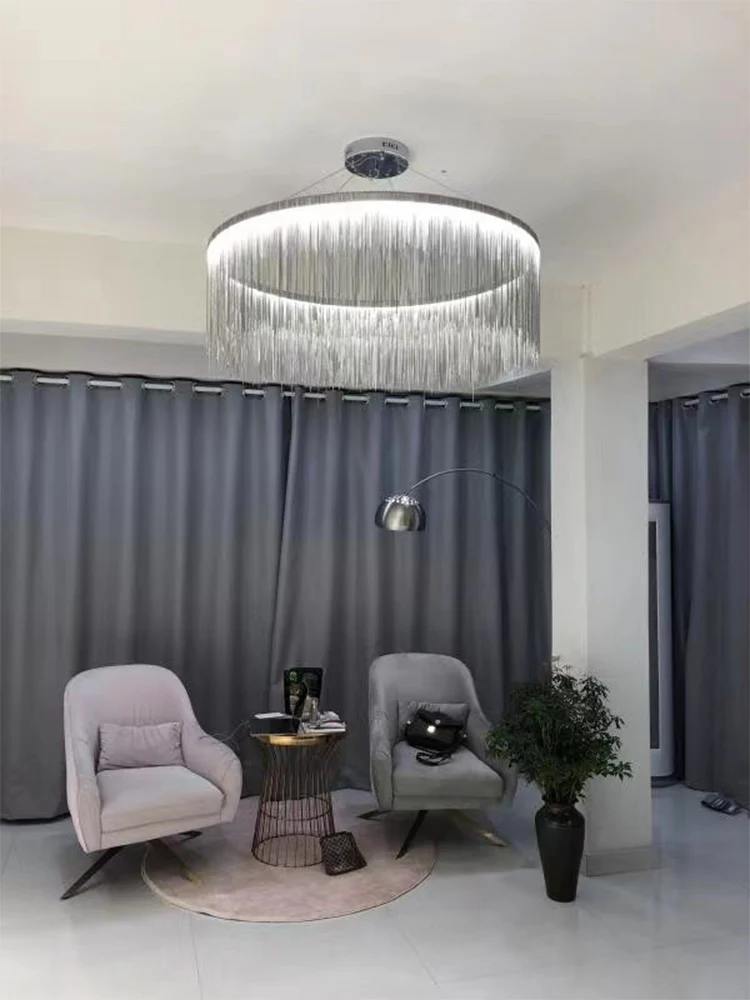 Luxury Modern Style Round Shape High Quality Materials for Beauty Hotel Lobby Living Room Chandelier Light Ceiling Light