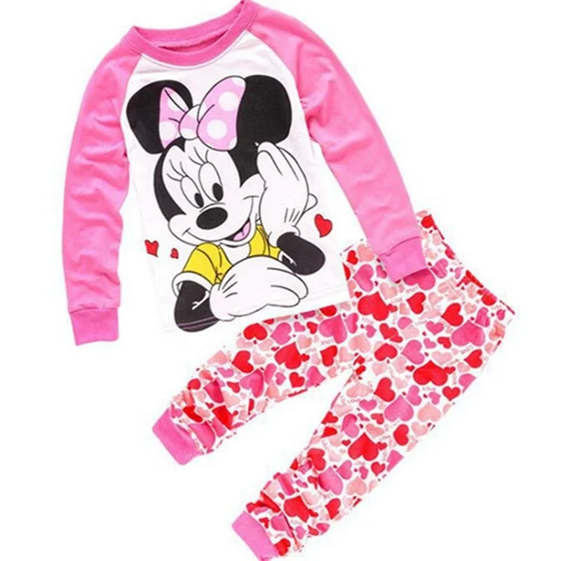 Baby Girls Clothing Pajamas Set Cartoon Spiderman Cars Anna Elsa Kids Boys Infantil Pyjama Sleepwear long sleeve Toddler Pijamas