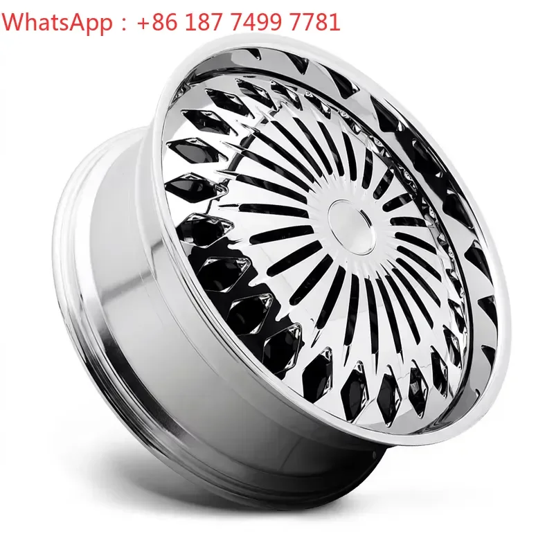 ForgeX 20*14 22*14 24x14 26x14 26x16 Forged Truck Wheels 8x170 8x180 Deep Lip Polished Rims for F250 RAM 2500 Silverado