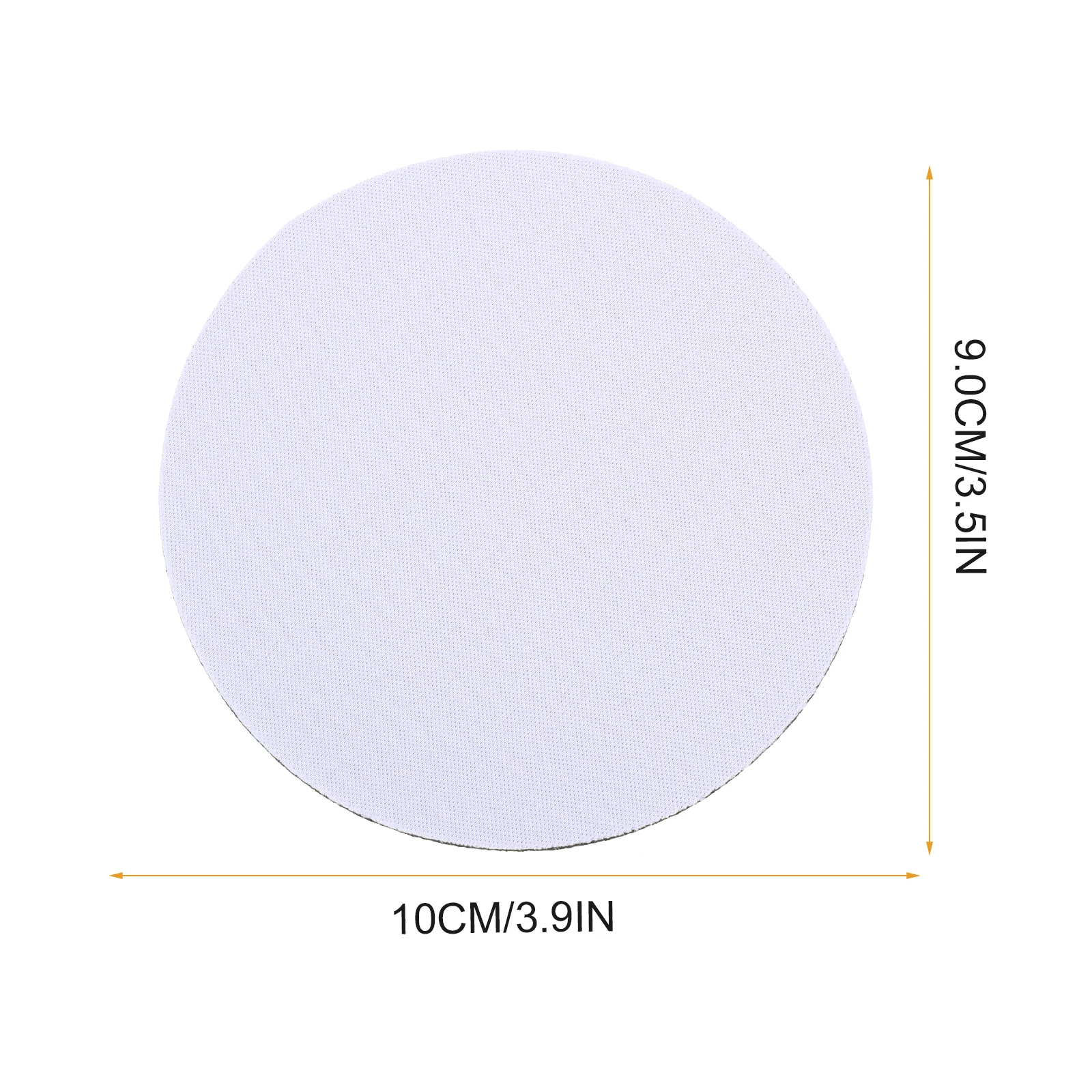 

10pcs Sublimation Coasters Blank Heat Transfer Cup Mats Thermal Diy Portable Tableware Pads Anti-Scald Decor For Home Café