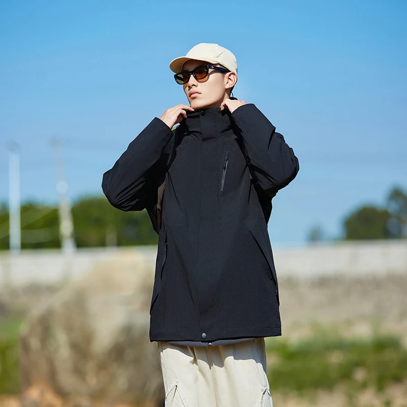 للجنسين سترة عادية انفصال بطانة داخلية في الهواء الطلق سترة واقية معاطف كاكي البحرية الجيش الأخضر الأسود ملابس خارجية ملابس الشتاء الخريف