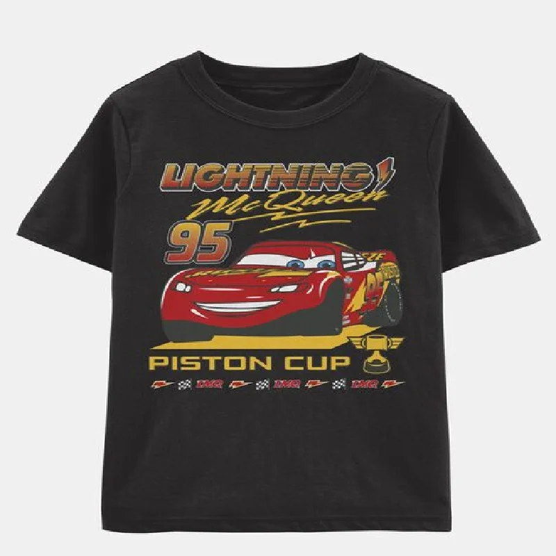 

Лето 2022, веселая футболка Disney Sally Lightning McQueen Car, 100% чистый хлопок, свободная, удобная и повседневная футболка в подарок для пары