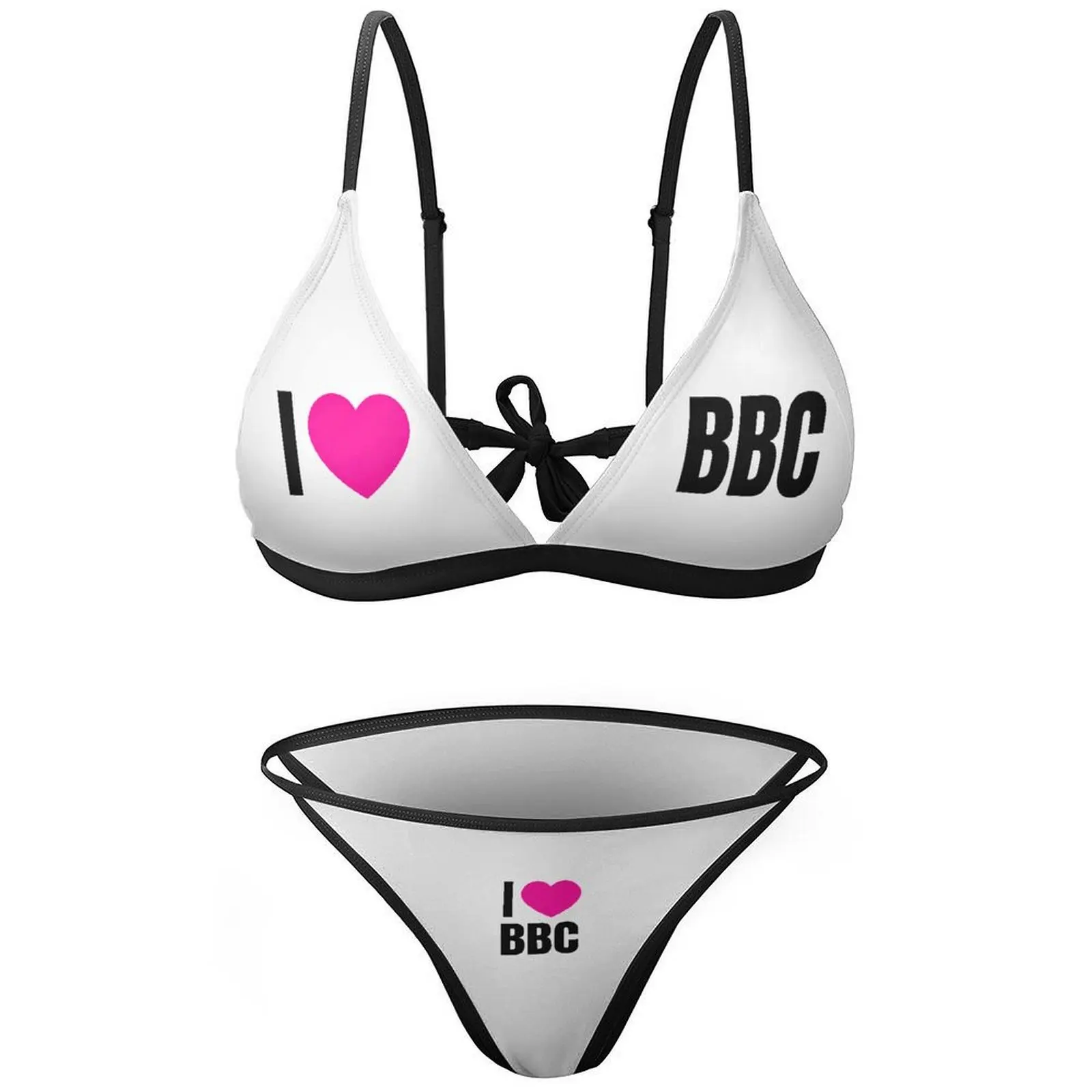 Women Two Piece Bikini Sets Sexy Brazilian Swimsuit Adjustable Spaghetti Strap Top Thong Bathing Suit
